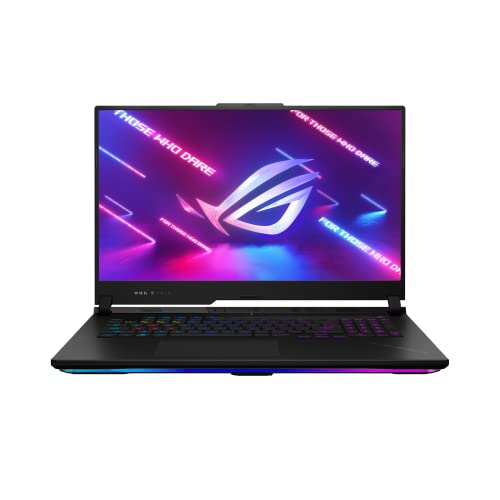 ASUS ROG Strix Scar 17 Laptop | 17,3" 2,5k WQHD 240Hz/3ms 16:9 IPS Display | AMD Ryzen 9 7945HX3D | NVIDIA RTX 4090 | 32 GB RAM | 1 TB SSD | Windows 11 | QWERTZ Tastatur | Off Black