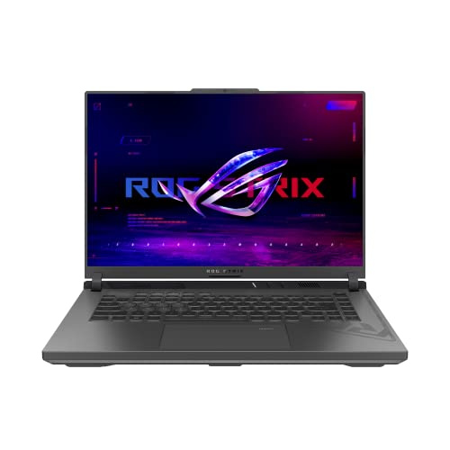ASUS ROG Strix G16 Gaming Laptop | 16″ 2,5k WQXGA 240Hz/3ms 16:10 IPS Display | Intel Core i9-13980HX | 16 GB RAM | 1 TB SSD | NVIDIA RTX 4080 | Windows 11 | QWERTZ Tastatur | Eclipse Gray