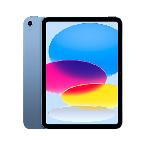 Apple iPad mit A16 Chip: 11″ Liquid Retina Display, 128 GB, WLAN 6, 12 MP Front /12 MP Rückkamera, Touch ID, Batterie für den ganzen Tag – Blau