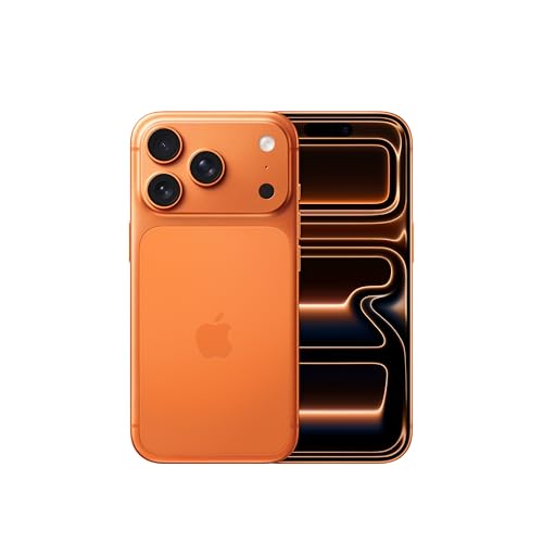 Apple iPhone 17 Pro 512 GB: 6,3" Display mit Promotion bis zu 120 Hz, A19 Pro Chip, bahnbrechende Batterielaufzeit, Pro Fusion Kamera-System mit Center Stage Frontkamera; Cosmic Orange