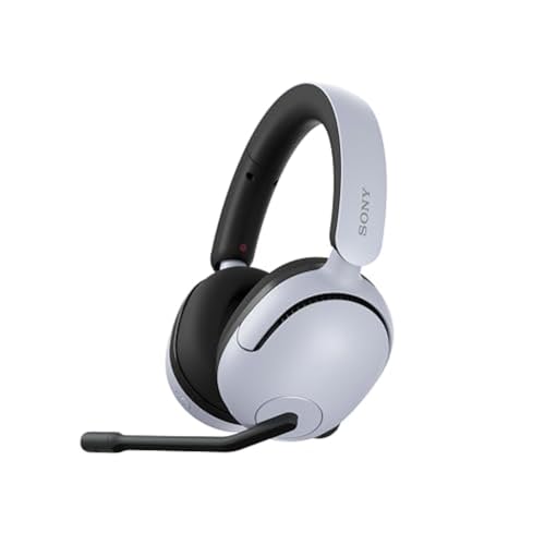 Sony INZONE H5 – Wireless Gaming Headset, 360 Spatial Sound für Gaming, komfortabler Sitz, 28 Std. Akkulaufzeit, geringe Latenz, Mikrofon mit AI, PC & PS5 kompatibel – Weiß