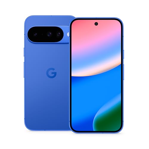 Google Pixel 10 – Android-Smartphone ohne SIM-Lock, mit Gemini, innovativer Dreifach-Rückkamera, mehr als 24 Stunden Akkulaufzeit und 6,3 Zoll großem Actua-Display – Indigoblau, 128GB