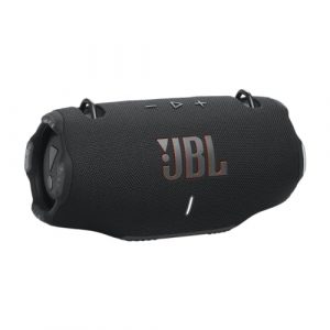 JBL Xtreme 4 Musikbox in Schwarz – Tragbare Bluetooth-Lautsprecher-Box mit tiefem Bass, KI-Sound-Boost und integrierter Powerbank – Wasserfest und staubfest ohne PD-Adapter – 24 Laufzeit