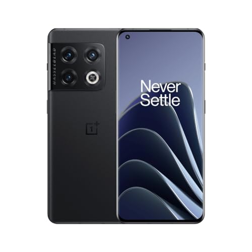 OnePlus 10 Pro 5G 12GB RAM 256GB SIM-freies Smartphone mit Hasselblad-Kamera für Smartphones der 2. Generation – 2 Jahre Garantie – Volcanic Black