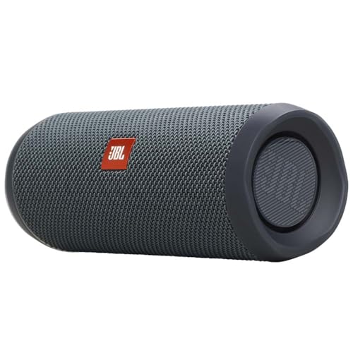 JBL Flip Essential 2 – Tragbarer Bluetooth-Lautsprecher mit wiederaufladbarem Akku – IPX7 wasserdicht – 10 Stunden Akkulaufzeit – Schwarz
