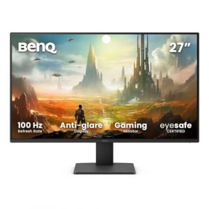 BenQ GW2791E 27 Zoll 1080p FHD 100Hz IPS Eye-Care-Monitor, HDMI, DisplayPort, 1080x1920, ultraschmaler Rahmen, TÜV-Zertifiziert, flimmerfrei, Low Blue Light Plus, Eye-CareU