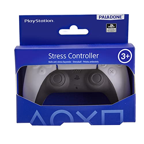 PlayStation Controller Stressball – Offiziell Lizenziertes Fidget-Spielzeug für Fingerübung & Stressabbau, Geschenk für Gamer für Zuhause oder Büro, Weiß