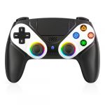 Bonacell RGB Wireless Controller für PS5 Pro/Slim/PC, Back Paddles 6-Achsen-Bewegungs/Dual Vibration/Turbo/Marco Touch Pad 3.5mm Audio Jack