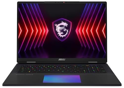 MSI Titan 18 HX, Gaming Laptop, 45,8 cm (18,0") UHD+, Intel® Core™ i9 Prozessor 14900HX, 32 GB DDR5 RAM, 2 TB, NVIDIA® GeForce RTX™ 4090, Windows 11 Home, QWERTZ Tastatur, Anniversary Edition