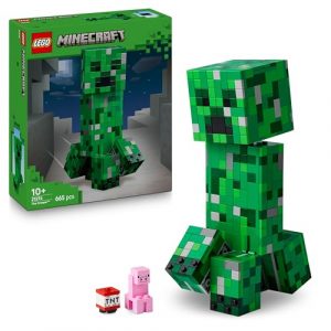 LEGO Minecraft Der Creeper - Gamer Spielzeug -Bewegliche Actionfigur - Interaktives Spielset mit TNT-Element - Kinder DIY Deko - Gaming Geschenk für Jungen, Mädchen & Teenager ab 10 Jahren - 21276