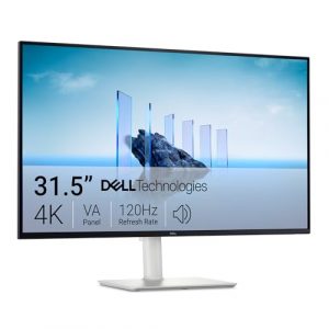 Dell 32 Plus Monitor - S3225QS, 4K UHD (3840x2160), 120Hz, VA, 4ms, AMD FreeSync Premium, 95% DCI-P3, HDR10, Höhenverstellbar, Eingebaute Lautsprecher, DisplayPort, 2 HDMI, 3 Jahre Garantie