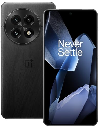 OnePlus 13 5G 12GB RAM 256GB Speicher SIM-freies Smartphone mit 50MP Dreifachkamera + OIS - Schwarze Ellipse