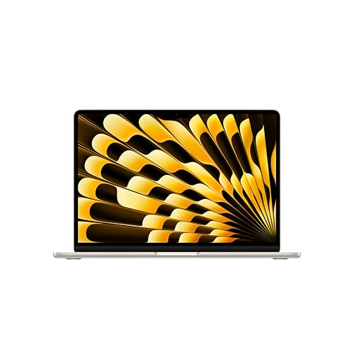 Apple MacBook Air (13", Apple M4 Chip mit 10‑Core CPU und 8‑Core GPU, 16GB Gemeinsamer Arbeitsspeicher, 256 GB) - Polarstern