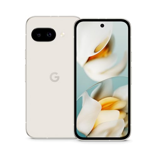 Google Pixel 9a: Android-Smartphone ohne SIM-Lock, mit KI-Kamera, 24 Stunden Akkulaufzeit und leistungsstarken Sicherheitsfunktionen – Porcelain, 128GB