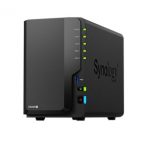 Synology DS225+ 2-Bay Diskstation NAS (Intel Celeron J4125 4-Core 2.0 GHz 2GB DDR4 RAM 2xRJ-45 1GbE LAN-Port)