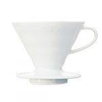 Hario VDC-02W V60 Kaffeefilterhalter, Porzellan, Größe 2, 1-4 Tassen, 300ml, weiß