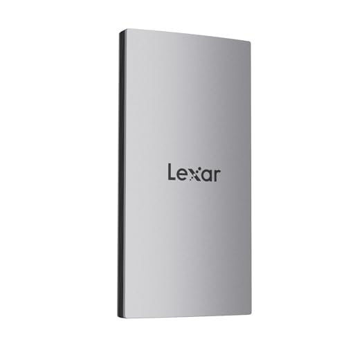 Lexar Externe SSD 2TB, USB 3.2 Gen2 Portable SSD, bis zu 1050 MB/s Lesen, 1000 MB/s Schreiben, Tragbare SSD für iPhone15-Serie/Mac/PS5/XBOX/Laptop/PC und Spielkonsole