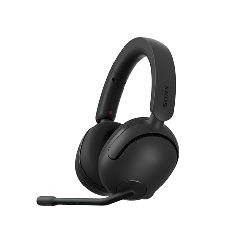 Sony INZONE H5 - Wireless Gaming Headset, 360 Spatial Sound für Gaming, komfortabler Sitz, 28 Std. Akkulaufzeit, geringe Latenz, Mikrofon mit AI, PC & PS5 kompatibel - Schwarz