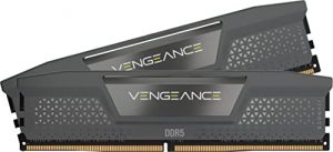 CORSAIR Vengeance DDR5 64GB (2x32GB) 6000MHz C40 Leistungsstarker Desktop-Speicher – AMD Expo & Intel XMP 3.0 Kompatibel – Grau (CMK64GX5M2D6000Z40)