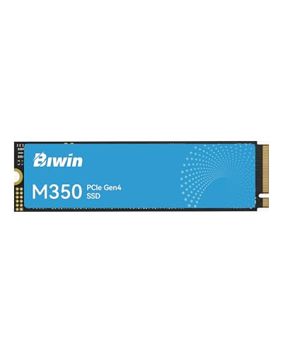 BIWIN M350 PCIe 4.0 NVMe M.2 SSD 1TB - Bis zu 6000MB/s - Gen4x4 Interne Solid State Drive - Kompatibel mit Desktops/Laptop/Mini-PC