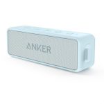 Anker soundcore 2 Bluetooth Lautsprecher, Fantastischer Sound, Enormer Bass mit Dualen Bass-Treibern, 24h Akku, Verbesserter IPX7 Wasserschutz, Kabelloser Lautsprecher für iPhone, Galaxy usw.
