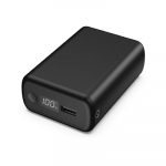 12V 20000mAh Powerbank für Heizkleidung, mit LED-Display, Schwarz