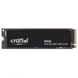 Crucial P310 SSD 4TB M.2 2280 PCIe Gen4 NVMe, bis 7.100 MB/s, für Laptop, Desktop PC & Handheld-Spielekonsolen, Interne Festplatte - CT4000P310SSD801