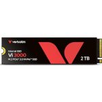 Verbatim Vi3000 NVMe M.2 SSD 2 TB, internes SSD-Laufwerk mit PCIe Gen 3 Schnittstelle, bis zu 3.100 MB/s Lesegeschwindigkeit, kompakt und leistungsstark für PC und Laptop, schwarz