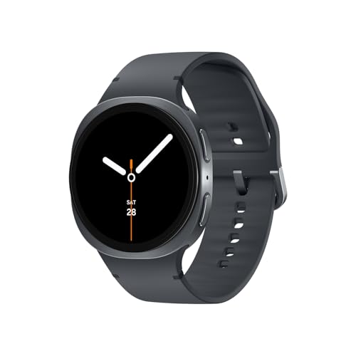Samsung Galaxy Watch8 Smartwatch mit Galaxy AI, Fitness-Uhr und Fitness-Tracker, Sport Band, Wellness- und Schlaf-Coaching, 40 mm, Bluetooth, Graphite, 3 Jahre Herstellergarantie