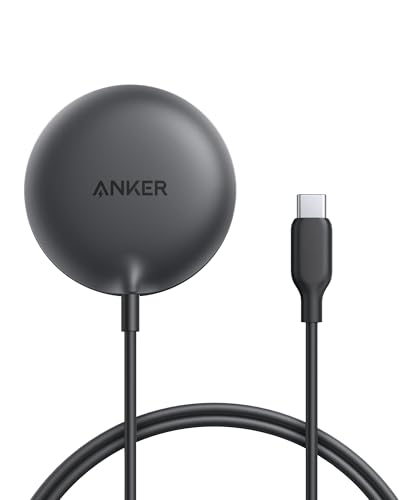 Anker Zolo Magnetisches kabelloses Ladepad, Qi2-zertifiziert, 15W, MagSafe-kompatibel, für iPhone 17/16/15/14/13 Serie, AirPods usw. (Nicht für Pixel, ohne Netzteil)