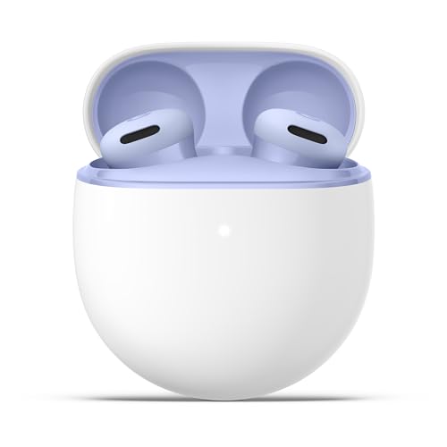 Google Pixel Buds 2a – Kabellose Kopfhörer mit aktiver Geräuschunterdrückung – Leicht und bequem – Wasserabweisend – Bluetooth-kompatibel – Iris