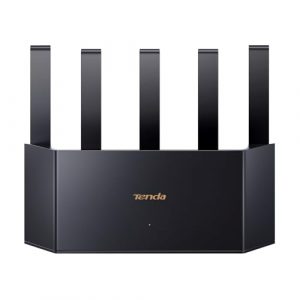 Tenda RX2L Pro Wi-Fi 6 WLAN Router (AX1500 Dualband 1201Mbit/s 5 GHz, 300Mbit/s 2,4GHz) 5Xexterne Antennen, 4-Gigabit-Port, Repeater & AP Modus, Wi-Fi+, Kindersicherung, WPA3, VPN, Keine DSL-Funktion