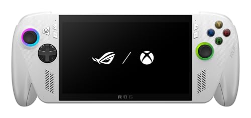 ASUS ROG Xbox Ally Tragbare Gaming-Konsole, 17,8 cm (7 Zoll), Full HD, 120 Hz, AMD Ryzen Z2 A, 16 GB RAM, 512 GB SSD, 60-Wh-Akku, Windows 11, Gamepass inklusive, Weiß