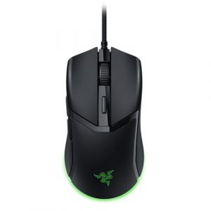 Razer Cobra - Leichte kabelgebundene Gaming-Maus mit Chroma RGB (Federleichte 57 g, Optische Maus-Switches der 3. Gen, Chroma-Beleuchtung mit Unterbodenbeleuchtung, Präzise Sensor-Anpassungen) Schwarz