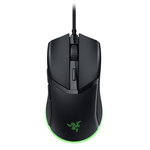 Razer Cobra – Leichte kabelgebundene Gaming-Maus mit Chroma RGB (Federleichte 57 g, Optische Maus-Switches der 3. Gen, Chroma-Beleuchtung mit Unterbodenbeleuchtung, Präzise Sensor-Anpassungen) Schwarz