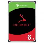 Seagate IronWolf 6TB, NAS Interne Festplatte HDD, 3.5 Zoll, 5400 U/Min, 256 MB Cache, SATA 6 Gb/s, silber, inkl. Data Rescue Service (ST6000VNZ06)