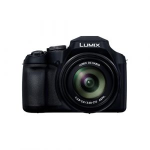 Panasonic Lumix DC-FZ82DE Bridgekamera mit 20-1200 mm F2.8-5.9 Objektiv, 18,1 MP, 4K Video & Foto, OLED Live-View-Sucher, LCD-Touchscreen, USB-C, Schwarz