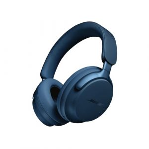 Bose QuietComfort Ultra Headphones Over-Ear-Kopfhörer mit Noise Cancelling für räumlichen Klang, Bis zu 24 Stunden Akkulaufzeit, High-End Kopfhörer mit Raumklang, Mondblau-Limited Edition
