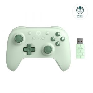 8bitdo Ultimate 2C Wireless Controller für Windows-PC und Android, mit 1000 Hz Abfragerate, Hall-Effekt-Joysticks und Hall-Triggern und Neu Belegbaren L4/R4-Stoßfängern, Turbofunktion (Grün)