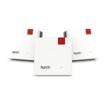 Fritz!Mesh Set 1600 3er-Set (3X Fritz!Repeater, ideal für Internetrouter oder Glasfasermodem (ONT), WLAN-Abdeckung für 5-7 Räume, Wi-Fi 6 mit bis zu 3.000 MBit/s, deutschsprachige Version)