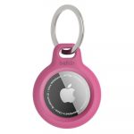 Belkin AirTag Hülle mit Schlüsselanhänger (Secure Holder Schutzhülle für Air Tag, Accessoire mit Kratzschutz) – Pink