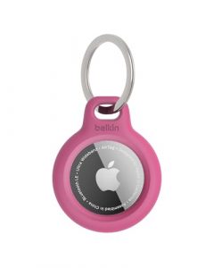 Belkin AirTag H&uuml;lle mit Schl&uuml;sselanh&auml;nger (Secure Holder Schutzh&uuml;lle f&uuml;r Air Tag, Accessoire mit Kratzschutz) &ndash; Pink