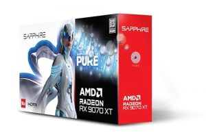 Sapphire Pure Radeon RX 9070 XT AMD 16 GB GDDR6 Grafikkarte 16.384 MB SAPPHIRE PURE OC GBGrafikkategorie: Gaming High-End Grafikfamilie: Modell: RADEON Grafikspeicher Grösse: Schnittstelle