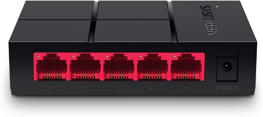 PREISFEHLER.SHOP BlackWeeks: Mercusys MS105G 5-Ports Gigabit Netzwerk Switch, Automatische Aushandlung, Automatische MDI/MDIX-Umschaltung, Plug and Play, MAC-Adressen-Lernen, Pirate$-Deals 105×70×24.9 mm5.77 statt 9.90 €⏩️ https://www.amazon.de/PREISFEHLER.SHOP/dp/B07RK6CVS3?tag=preisfehlerheute-21