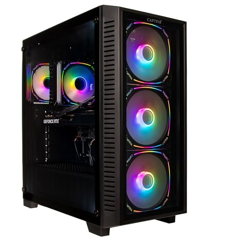 Captiva PC Highend Gaming R77-538 | AMD Ryzen 7 7800X3D | 64GB DDR5 RAM | Radeon RX 7800 XT 16GB | 2 TB SSD | Windows 11 Home