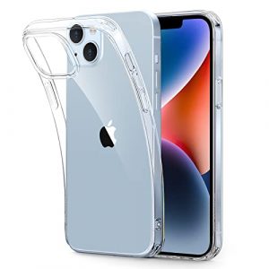 ESR für iPhone 14 Hülle/iPhone 13 Hülle, Klare Stoßfeste Dünne Silikon Handyhülle iPhone 14/13 Case, Vergilbungsbeständige Dünne Transparente TPU Schutzhülle, Project Zero Serie, Klar