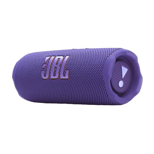 JBL Flip 7, kabelloser tragbarer Bluetooth-Lautsprecher, 16 Stunden Akkulaufzeit, IP68 wasserdicht, Staub- und stoßfest, Pro Sound mit AI Boost, Auracast Multi-Speaker-Verbindung, Violett