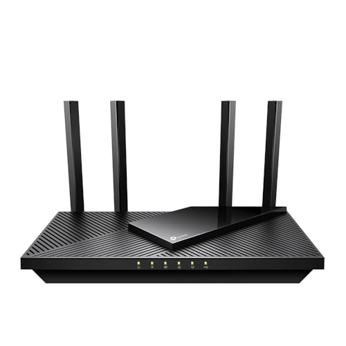 TP-Link Archer AX55 Pro Wi-Fi 6 WLAN Router Dualband AX3000, 1 × 2,5 Gbit/s-Port + 4 × Gigabit-Port, USB 3.0, VPN, WPA3, OneMesh, Kindersicherung, HomeShield, Keine Unterstützung für DSL-Funktion