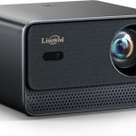 Beamer-4K [800+ Apps Compatible with Netflix, Browser & Live-TV | AI-Auto-Setup & CEC-Steuerung] 1080P 1300 ANSI Lisowod Smart Beamer WiFi 6, Bluetooth 5.2, Dolby Audio, Heimkino & Outdoor Projektor
