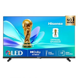 Hisense 32A5Q Fehrnseher, 32 Zoll, 2K QLED, Smart TV, Game Mode, AI Sports Mode, Dolby Atmos, Dolby MS12, DTS X, HDR10, HLG, Full HD, High Contrast, Rauschunterdrückung [2025]